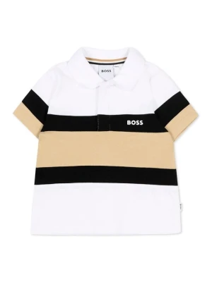 Koszulka polo Boss biały