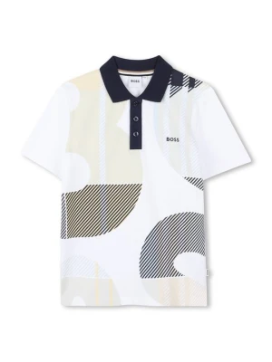 Koszulka polo Boss biały