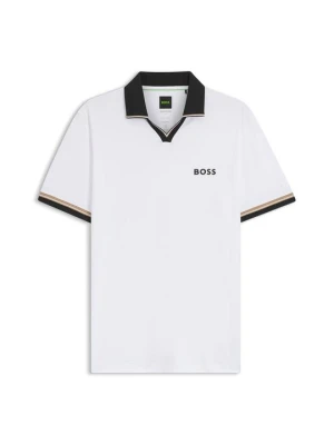 Koszulka polo Boss biały