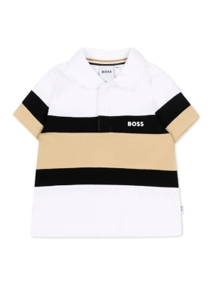 Koszulka polo Boss biały