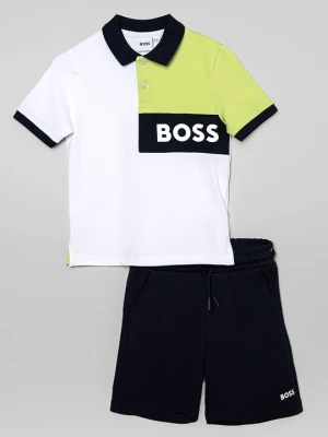 Koszulka polo Boss błękit królewski