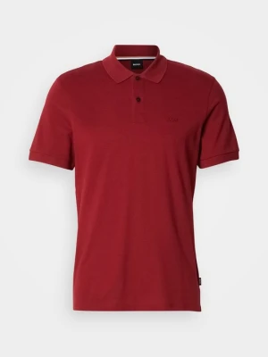 Koszulka polo Boss ciemnoczerwony