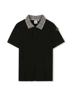 Koszulka polo Boss czarny