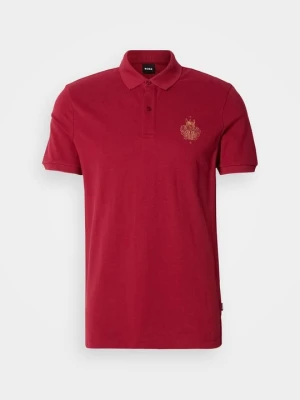 Koszulka polo Boss czerwony