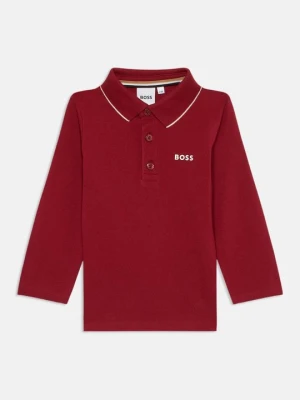 Koszulka polo Boss czerwony