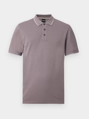 Koszulka polo Boss fioletowy