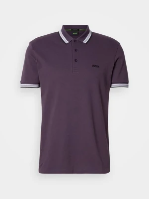 Koszulka polo Boss fioletowy
