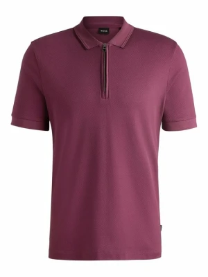 Koszulka polo Boss fioletowy