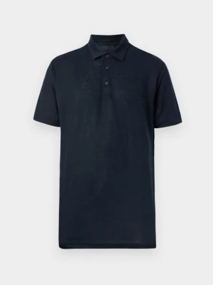Koszulka polo Boss granatowy