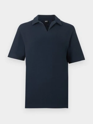 Koszulka polo Boss granatowy