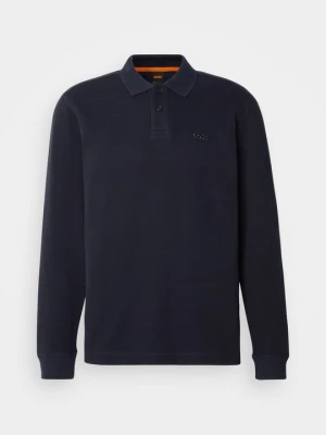 Koszulka polo Boss granatowy