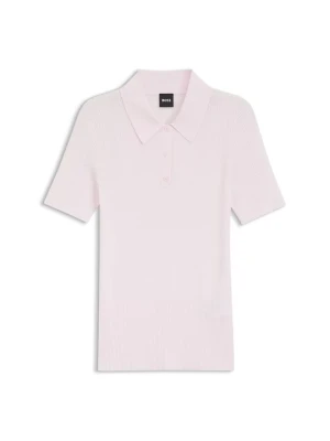 Koszulka polo Boss jasnoróżowy