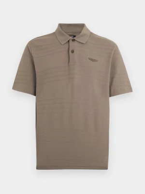 Koszulka polo Boss jasny brąz