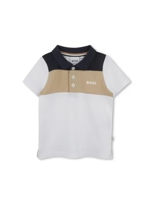 Koszulka polo Boss biały