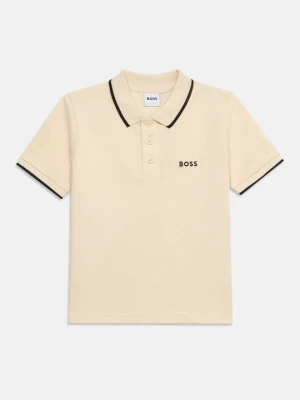 Koszulka polo Boss piaskowy