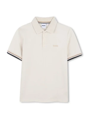 Koszulka polo Boss piaskowy
