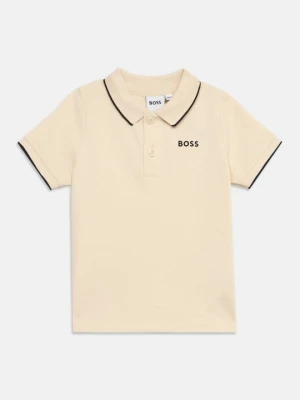 Koszulka polo Boss piaskowy