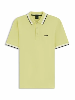 Koszulka polo Boss żółty