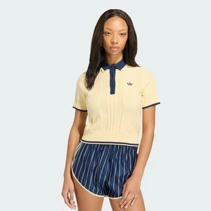 KOSZULKA POLO CABLE KNIT CALI Adidas Warm Vanilla