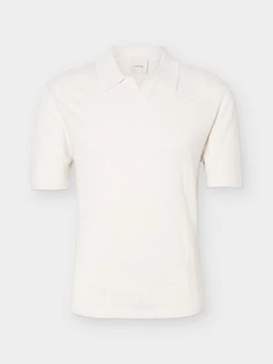 Koszulka polo Calvin Klein mleczny