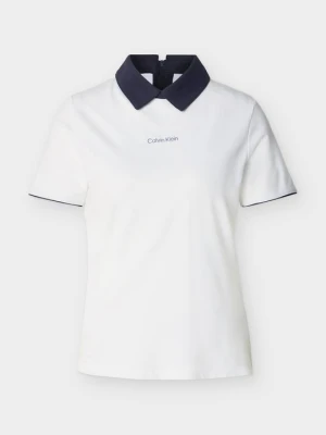Koszulka polo Calvin Klein biały