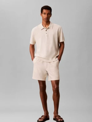 Koszulka polo Calvin Klein biały