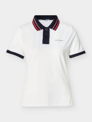 Koszulka polo Calvin Klein biały