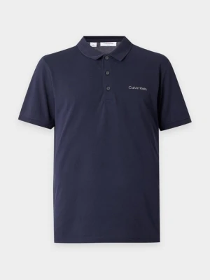Koszulka polo Calvin Klein szafirowy
