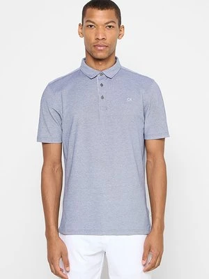 Koszulka polo Calvin Klein niebieski