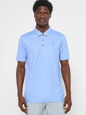 Koszulka polo Calvin Klein błękit królewski