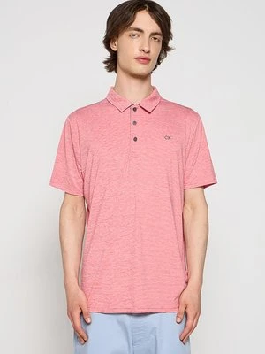 Koszulka polo Calvin Klein jasnoczerwony