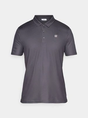 Koszulka polo Calvin Klein ciemnoszary