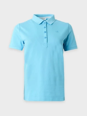 Koszulka polo Calvin Klein granatowy
