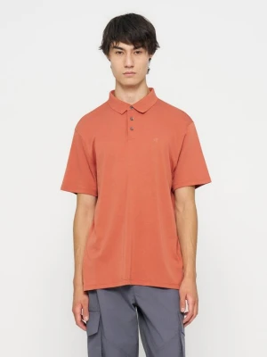 Koszulka polo Calvin Klein jasnoczerwony