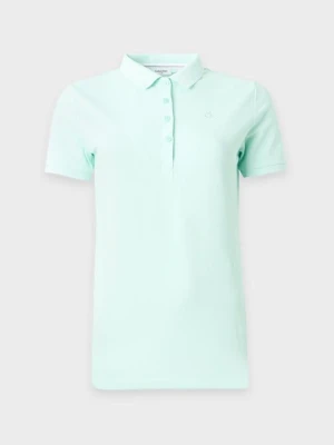 Koszulka polo Calvin Klein jasnoniebieski