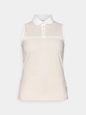 Koszulka polo Calvin Klein jasnoróżowy