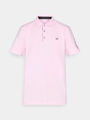 Koszulka polo Calvin Klein jasnoróżowy
