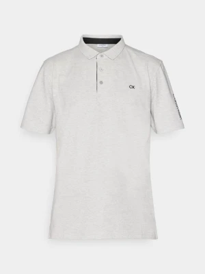 Koszulka polo Calvin Klein jasnoszary