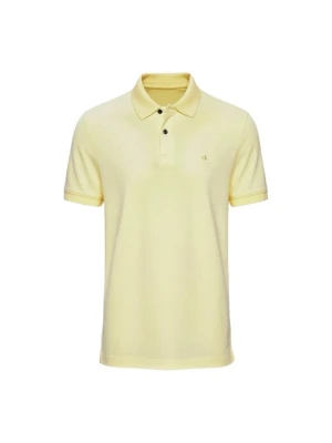 Koszulka polo Calvin Klein jasnożółty