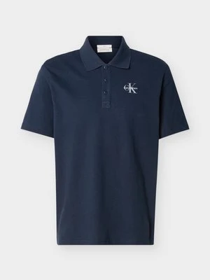 Koszulka polo Calvin Klein Jeans granatowy