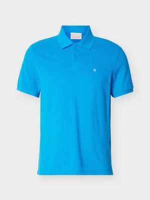 Koszulka polo Calvin Klein Jeans niebieski