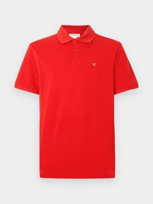 Koszulka polo Calvin Klein Jeans czerwony
