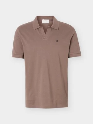 Koszulka polo Calvin Klein Jeans brązowy