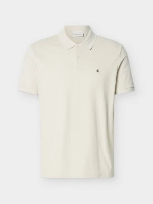 Koszulka polo Calvin Klein Jeans beżowy