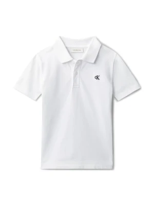 Koszulka polo Calvin Klein Jeans biały