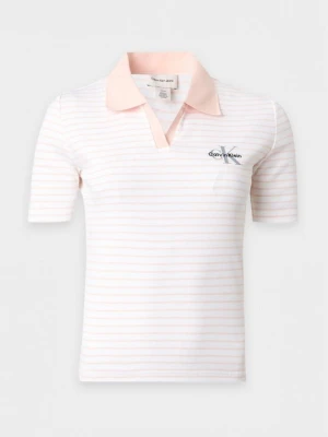 Koszulka polo Calvin Klein Jeans biały