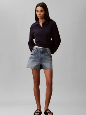 Koszulka polo Calvin Klein Jeans granatowy