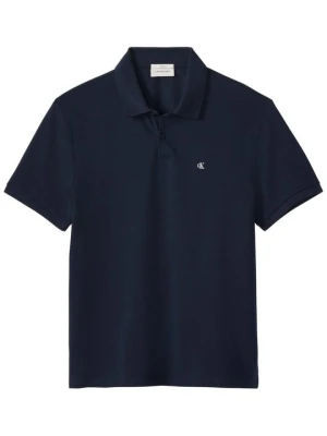 Koszulka polo Calvin Klein Jeans granatowy