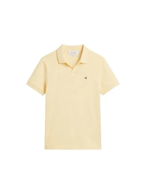 Koszulka polo Calvin Klein Jeans jasnożółty