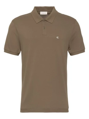Koszulka polo Calvin Klein Jeans khaki